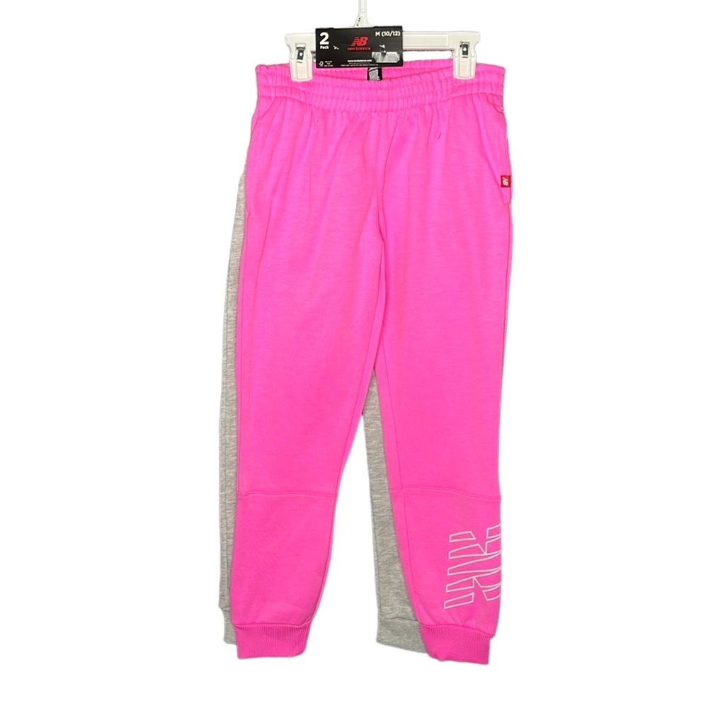 NWOT New Balance Girls' Sweatpants - Active Fleece Joggers (Size: 10-12)